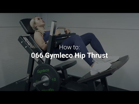 Load and play video in Gallery viewer, 066 Gymleco Hip Thrust Machine
