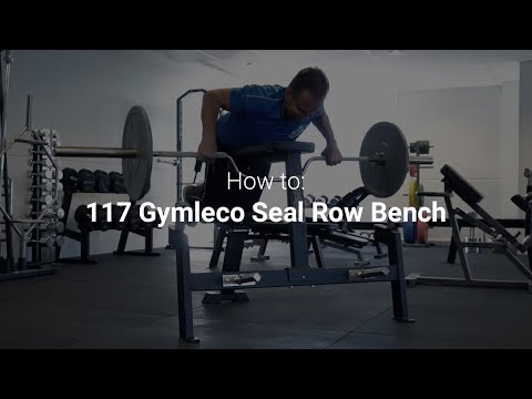 Load and play video in Gallery viewer, 117 Gymleco Seal Row Bench
